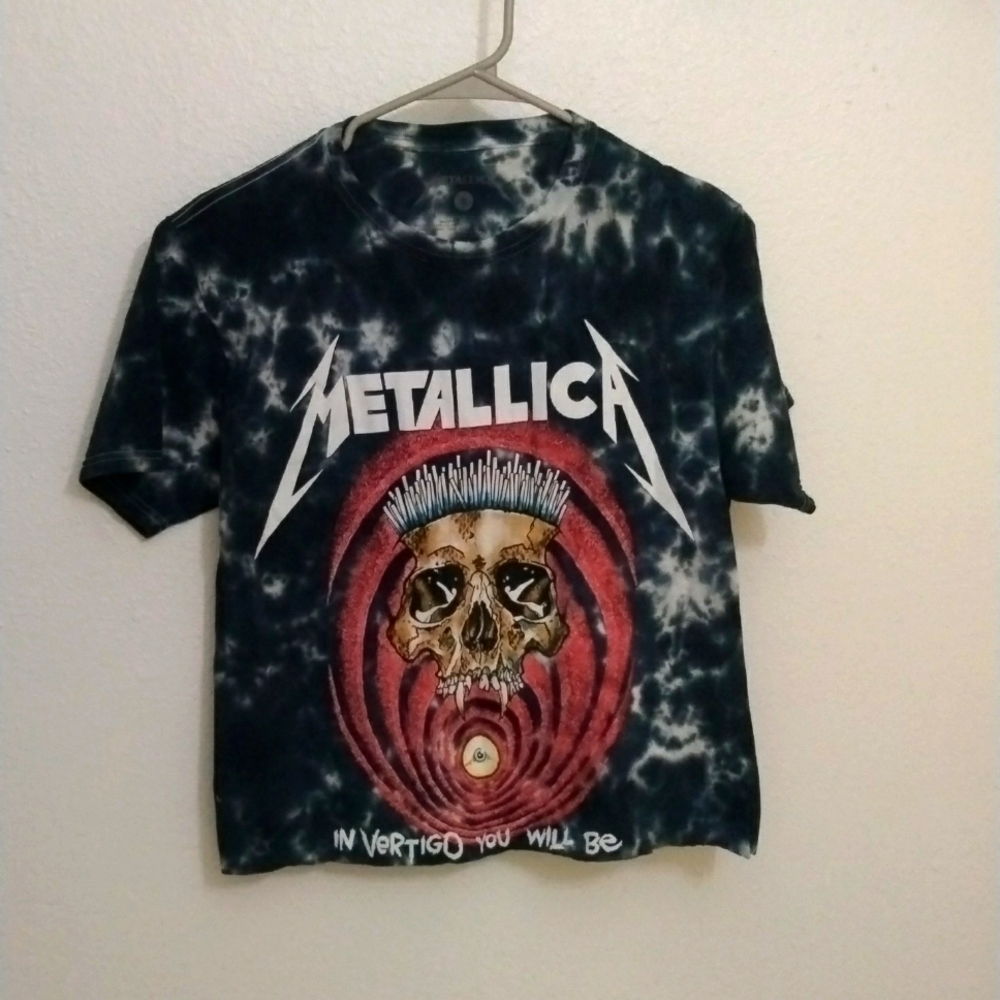 Metallica tie dye shirt